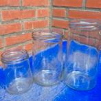 67 Kesbeke potten in verschillende maten, Ophalen, Glas, Pot, Bus of Blik