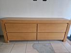 Blank eiken dressoir Clear, Ophalen, Gebruikt, Eikenhout, 200 cm of meer