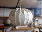 hanglamp 40 cm jaren 70 vintage design stof gebloemd retro, Gebruikt, ?, Metaal, Jaren 70 design vintage retro 1970s