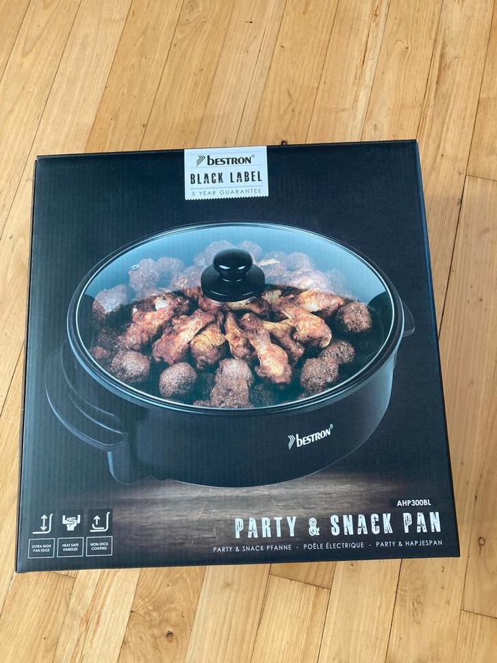 Bestron Party & Snack pan - Nieuw in doos!, Tuin en Terras, Barbecue-accessoires, Nieuw, Ophalen of Verzenden