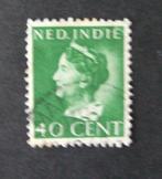 Ned.Indië 1942 Koningin Wilhelmina 40 ct gestempeld (NVPH 28, Ophalen of Verzenden, Nederlands-Indië, Gestempeld