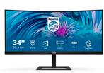 Philips 346E2CUAE – 34 inch Curved Ultrawide Monitor usb c, Philips E line, Ophalen of Verzenden, 1 tot 2 ms, 61 t/m 100 Hz