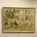 Aquarel van Johannes Baptista (Jan) Thate (1906 - 1995), Antiek en Kunst, Ophalen
