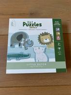 Little Dutch 6-in-1 dierenpuzzel, Ophalen of Verzenden, 10 tot 50 stukjes, Zo goed als nieuw, 2 tot 4 jaar