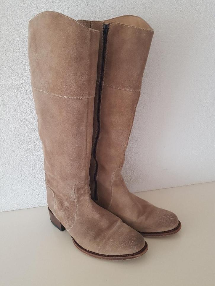 PAUL WARMER BY SENDRA LAARZEN 38, Kleding | Dames, Schoenen, Zo goed als nieuw, Hoge laarzen, Bruin, Ophalen of Verzenden