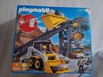 Playmobil bouwplaats, transportband en werken aan de weg, Complete set, Ophalen of Verzenden, Zo goed als nieuw