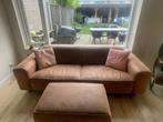 3 persoons bank met hocker, Huis en Inrichting, Banken | Bankstellen, Ophalen, 250 tot 300 cm, Gebruikt, Driepersoons