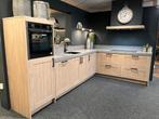 Showroomkeuken Hoekkeuken keuken Hout beton Neff, Ophalen of Verzenden, Nieuw, Hoekkeuken