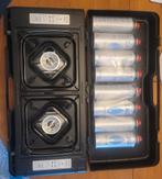 Nieuw 2-pits gaskooktoestel met 8 bussen butaangas, Ophalen of Verzenden, Nieuw, Gas