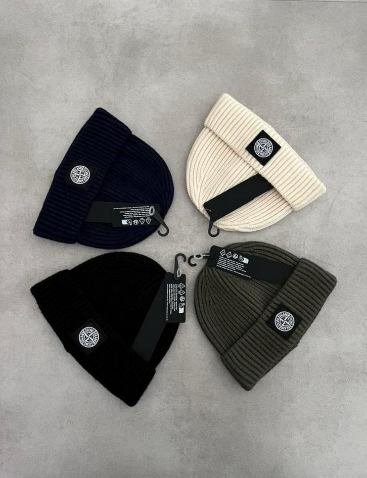 Stone Island mutsen, Kleding | Heren, Mutsen, Sjaals en Handschoenen, Zo goed als nieuw, Muts, Overige maten, Verzenden