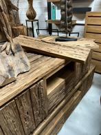 Plank medium rustiek teak, vensterbank, boekenplank, uniek, Ophalen of Verzenden, Nieuw
