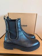 Dune Leren Laarzen Maat 40, Zwart, Lage of Enkellaarzen, Ophalen of Verzenden, Zo goed als nieuw