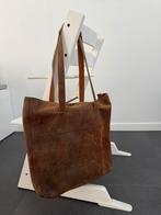 Shabbies cognac schoudertas, Sieraden, Tassen en Uiterlijk, Tassen | Damestassen, Ophalen of Verzenden, Zo goed als nieuw, Bruin