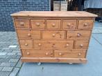 Oud grenen ladekast 13 lades