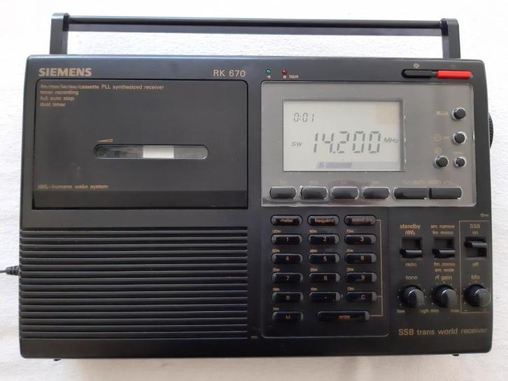 Siemens RK670 SSB Wereld ontvanger., Audio, Tv en Foto, Radio's, Gebruikt, Wereldontvanger, Ophalen of Verzenden