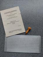 Set Braille, handleiding 1958 e.a., Ophalen of Verzenden, Beta, Zo goed als nieuw, HBO