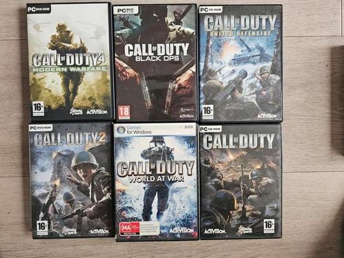 Call of Duty PC Games - Complete Collectie, Spelcomputers en Games, Games | Pc, Gebruikt, Shooter, Vanaf 16 jaar, Ophalen of Verzenden