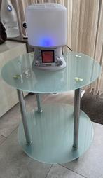 Elektrische tafellamp met kleurrijke lichten te koop, Ophalen, Gebruikt, Overige materialen, Minder dan 50 cm