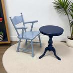 Vintage stoel tafel set | eiken hout | salontafel |, Huis en Inrichting, Ophalen, Gebruikt