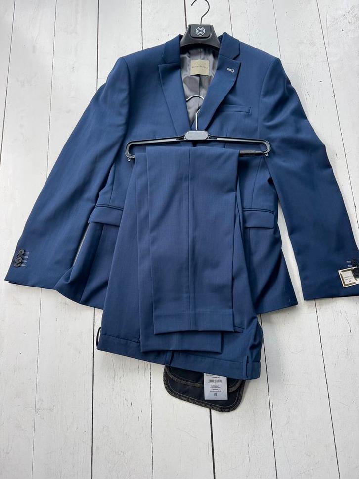 Nieuw kostuum van benvenuto maat 50/52, Kleding | Heren, Kostuums en Colberts, Nieuw, Maat 52/54 (L), Blauw, Ophalen of Verzenden