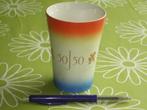 Vintage beker Juliana 50 J 50, Verzamelen, Koninklijk Huis en Royalty, Ophalen of Verzenden, Gebruikt, Nederland, Servies