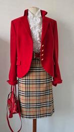 Scapa blazer kerstrood " harris tweed" 42/44, Kleding | Dames, Pauw Scapa, Verzenden, Maat 42/44 (L), Jasje