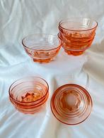 7 rosaline schaaltjes Ø8,6 cm, Antiek en Kunst, Ophalen of Verzenden