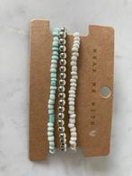 3 leuke armbandjes, Sieraden, Tassen en Uiterlijk, Armbanden, Ophalen of Verzenden, Gebruikt, Groen, Kunststof of Plastic