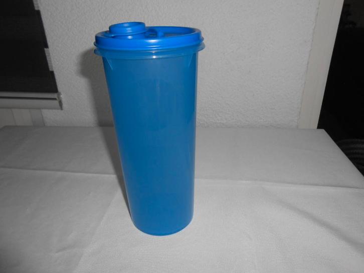 Tupperware Voorraadbus met schenktuit 1L Blauw NIEUW, Huis en Inrichting, Keuken | Tupperware, Nieuw, Bus of Trommel, Blauw, Ophalen of Verzenden