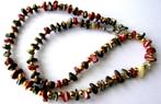Prachtige ketting van halfedelstenen, Sieraden, Tassen en Uiterlijk, Kettingen, Verzenden, Zo goed als nieuw, Steen of Mineraal