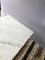Nieuwe marmeren salontafel met metalen onderstel, Ophalen, ., ., Vierkant