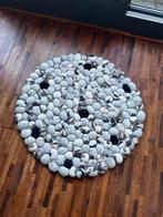 Prachtig gevilt wollen vloerkleed - diameter 90 cm, Huis en Inrichting, Stoffering | Tapijten en Kleden, Ophalen, 50 tot 100 cm