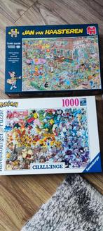 Puzzel Collectie - Jan van Haasteren, Pokémon, Wasgij, Ophalen of Verzenden, 500 t/m 1500 stukjes, Zo goed als nieuw, Legpuzzel