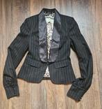 Dept prachtig zwart gestreept jasje mt XS in zeer goede st, Zwart, Ophalen of Verzenden, Zo goed als nieuw, Jasje