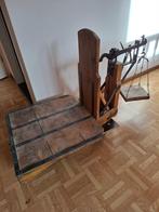 Basquille (weegschaal), Ophalen, Gebruikt