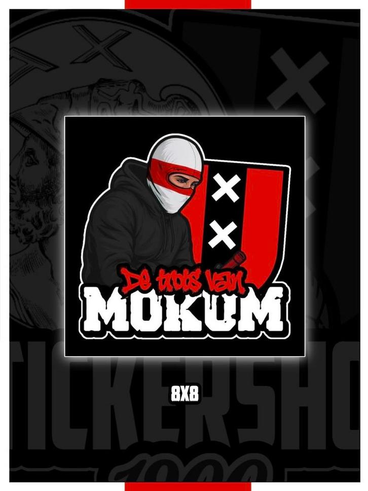 stickers – De Trots van Mokum – 8x8 cm (100 stuks), Verzamelen, Stickers, Nieuw, Verzenden