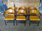 6 stoelen, Huis en Inrichting, Stoelen, Ophalen, Gebruikt, Bruin, Vijf, Zes of meer stoelen