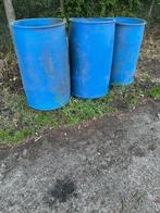 Blauwe tonnen,, Tuin en Terras, Overige Tuin en Terras, Ophalen, Gebruikt
