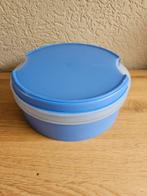 Tupperware koektrommel  blauw, Ophalen of Verzenden, Gebruikt, Blauw, Bus of Trommel