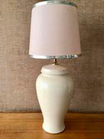 Hoge Vintage Tafellamp 60 cm hoog, Ophalen of Verzenden, Gebruikt, Stof, 50 tot 75 cm