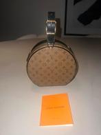 Louis Vuitton tas koffertje rond uniek LV monogram boite, Ophalen of Verzenden, Zo goed als nieuw, Bruin, Avondtasje