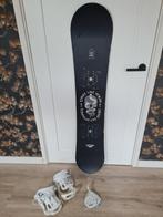 Snowboard machete 148 cm met m sp bindingen., Sport en Fitness, Snowboarden, Ophalen of Verzenden, Board, Zo goed als nieuw