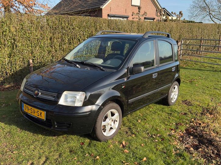 Fiat Panda 1.2 60pk 2006 Zwart Apple Carplay, Android Auto, Auto's, Fiat, Particulier, Panda, ABS, Airbags, Airconditioning, Android Auto