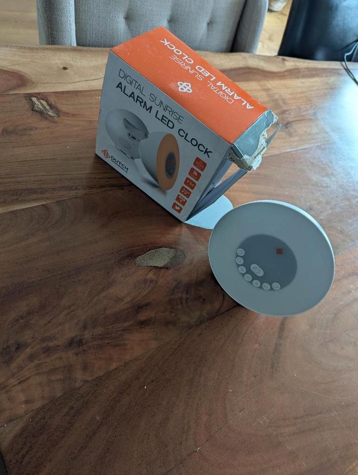 Dutch Originals wake up light, Witgoed en Apparatuur, Wekkers, Nieuw, Digitaal, Ophalen of Verzenden