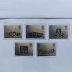 Engeland  Serie ijk tekens voor goud en zilver  uit 2001, Ophalen of Verzenden, Gestempeld