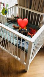 Box baby hoogte verstelbaar incl boxkleed 80x100cm, Ophalen, Gebruikt, Boxkleed