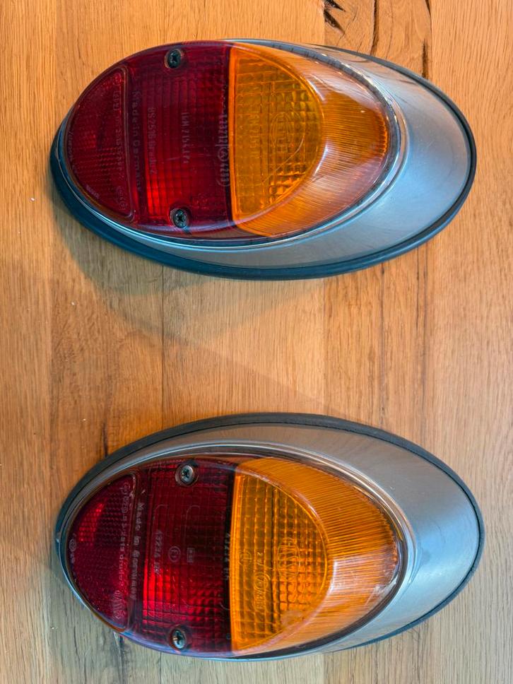 Kever Achterlichten Set 1200 (1961-1973) Polarsilber, Auto-onderdelen, Verlichting, Volkswagen, Gebruikt, Ophalen of Verzenden