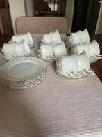 Royal albert wit/zilver Chantilly, Verzamelen, Ophalen of Verzenden, Zo goed als nieuw, Porselein, Kop en/of schotel