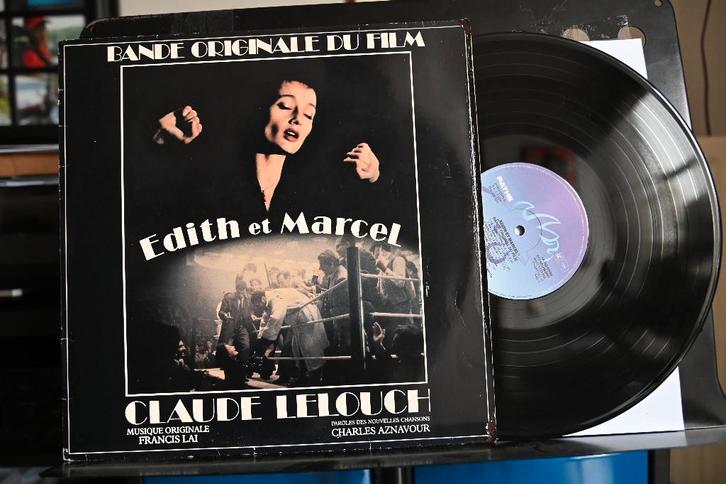 2LP 1983 Edith Piaf    Bande Orginale du Film Edith & Marcel, Cd's en Dvd's, Vinyl | Filmmuziek en Soundtracks, Zo goed als nieuw