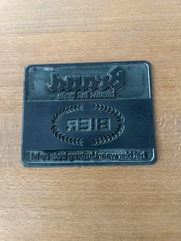 Vintage Drukplaat van Brand bier super zeldzaam !! beschikbaar voor biedingen